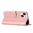 thumbnail image 3 of Compatible for iPhone 13 Mini Wallet Case,[Magnetic Closure][Kickstand][Wrist Strap][Card Holder Slots] RFID BlockingTPU Interior Protective PU Leather Folio Flip Shockproof Cover,Rosegold, 3 of 11