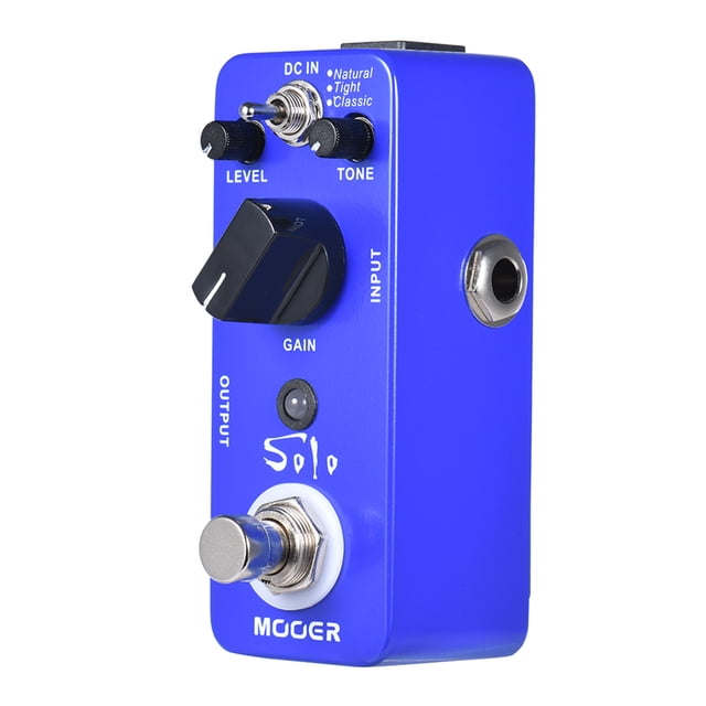 Pedal de efectos SOLO Pedal de efecto de guitarra de distorsión High-gain True Bypass MOOER Pedal de efectos