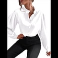 thumbnail image 3 of Camisas con Botones para Mujer, Blusas de Otoño para Mujer, Blusas Informales de Negocios para Mujer L, 3 of 8