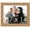 Gold, variant on 17x14 Gold Modern Bamboo Picture Frame - UV Acrylic, Foam Board Backing, Hanging Hardware