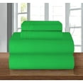 thumbnail image 3 of Elegant Comfort 4-Piece Bed Sheet Set, Three-Line Design 1500 Thread Count Quality Microfiber - Wrinkle and Fade Resistant - Deep Pocket, King, Emerald Green, 3 of 5