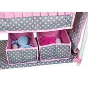 Lissi: 12 Twin Baby Dolls & Care Center Set - Pink-Blue Unicorn Onesies, Hats, Multi-Purpose Play Station, Toy Feeding Accessories, Blankets, Kid 3+