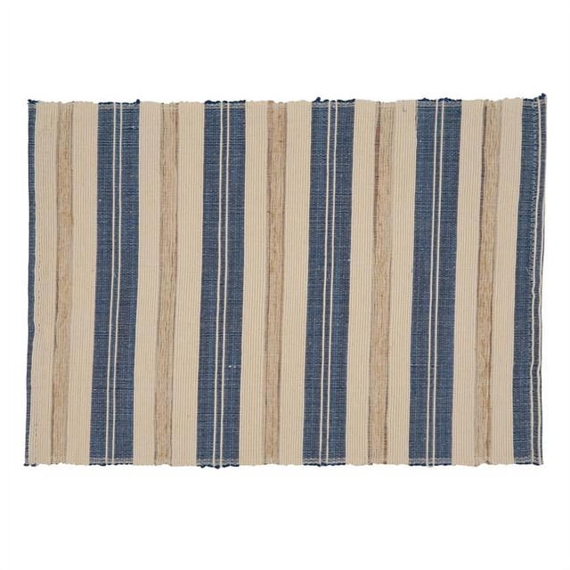SARO 2344.PK1420B Sets de Table Design à Rayures Oblongues 14 x 20 Po - Lot de 4