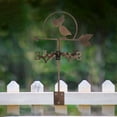 thumbnail image 5 of ELAYARD Brown Stainless Steel Metal Bird Wall Decor Weathervane for Outdoor Garden Decoration, 5 of 6