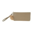 thumbnail image 4 of Unique Bargains 1 Pc Coin Purse Wallet Portable Zipper Coin Purse Pouch Large Khaki, 4 of 5