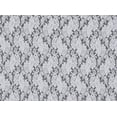 thumbnail image 2 of Zelouf Steel Floral Lace  , Sewing, DIY, Crafts Fabric by the Yard, White, 3 Yard, 2 of 2