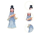 thumbnail image 6 of Chinese Girls Doll Resin Statue Ornament with Mini Hanfu Design for Bedroom Bookshelf Office Desk Display, 6 of 9