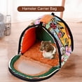 thumbnail image 3 of Detachable Strap Hamster Carrier Bag - Breathable Portable Small Animal Travel Bag - Outdoor Accessory, 3 of 8