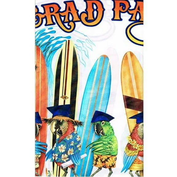 Graduation 'Grad Party' Plastic Table Cover (1ct)