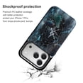 thumbnail image 2 of Butterfly Clock Leather Wallet Case for iPhone 14 Pro Wallet Case Card Holder Flip, 2 of 8