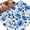 Blue White Yellow, variant on 5'x8' Area Rugs, Blue Floral Spring Indoor Outdoor Area Rug for Living Room Bedroom, Farmhouse Botanical Summer Washable Bathroom Rugs Kitchen Floor Carpet Mats Home Decor Aesthetic