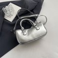 thumbnail image 4 of Bolso Hombro para Mujer Bandolera Con Correa Ajustable Cuero PU El (Plata), 4 of 8