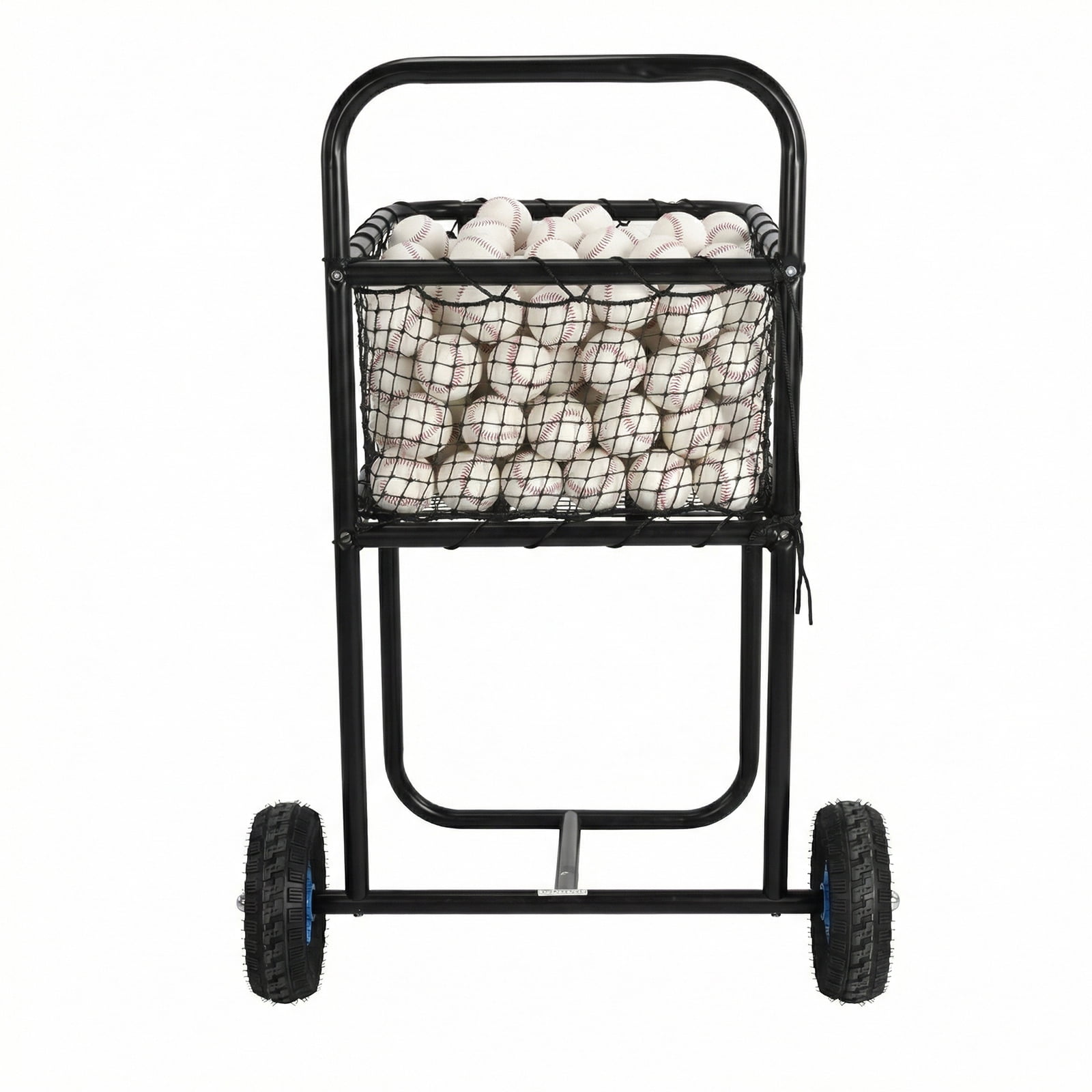 Btidfty Portable Tennis Ball Hopper with Wheels Holds Hundreds of Balls Tennis Ball Carry Cart Suitable for Softball Pickleball & Baseball