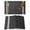 Black, variant on Fall Simple Botanical Placemats Set of 1 Modern Rustic Leaf Stripes Yellow Place Mats Indoor Wipeable Table Mats Washable Cloth Dining Table Placemats for Kitchen Holiday Party Home Decor 13x19 Inch
