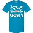 thumbnail image 3 of Inktastic Pitbull Mama with Arrow and Flowers T-Shirt, 3 of 5