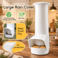 Automatic Chicken Feeder 7lb Large PVC No Waste Poultry Feeding ...