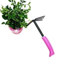 thumbnail image 2 of Novo Steel Cultivator Tiller Pink 11.81-Inchx2.76-Inch for Flower Vegetable, 2 of 2
