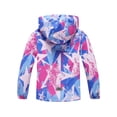 thumbnail image 5 of MGEOY Girls Rain Jackets Lightweight Waterproof Hooded Raincoats Windbreakers, 5 of 7