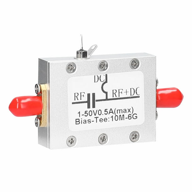 10MHz6GHz High Frequency RF Biaser Blocker Coaxial Feed BiasTee