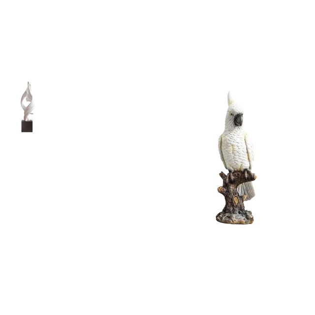Estatua de arte abstracto, escultura moderna de resina, figura de loro, estatua de pájaro, figura decorativa de escritorio, ideal para regalar, decora