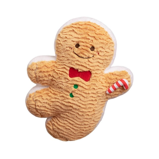 Cojín de sofá perfecl hombre de jengibre navideño 40 cm decoración navideña cómodo