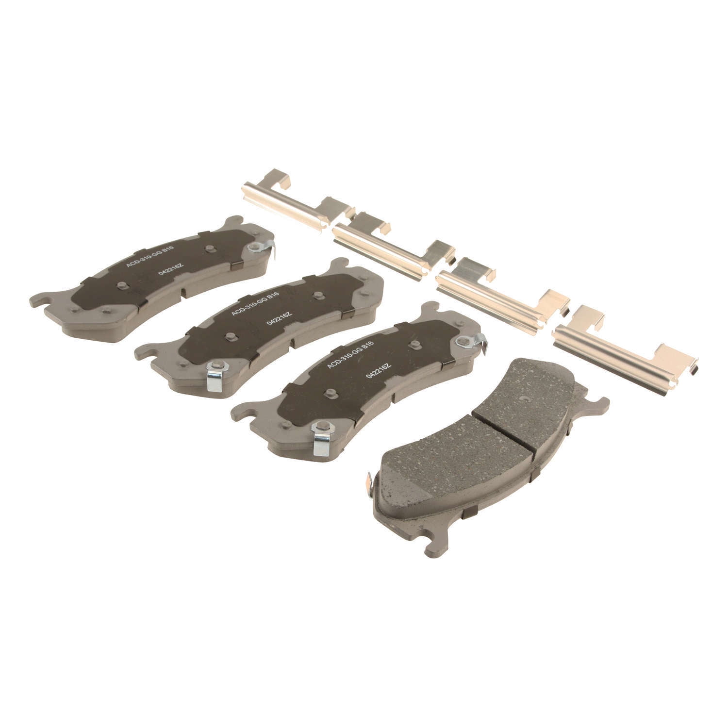 ACDelco 17D1258CH Professional Durastop Ceramic Front Disc Brake Pad Set
