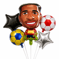 thumbnail image 1 of Kit De 5 Globos Metalicos Estrellas Del Futbol Soccer (Yamal), 1 of 5