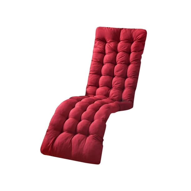 Cojín para silla de salón, acolchado, ligero, transpirable y cómodo. Rojo
