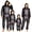 #B5_Halloween Skeleton Light Purple, variant on Halloween Family Matching Pajamas Novelty Skeleton Onesie Pajamas Hooded Zipper Jumpsuit Bodysuit Pjs Loungewear Featival Soft Family Pajamas
