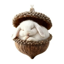 2D Forest Animals Ornaments for Christmas Tree, Acorns Christmas Decorations Set, Woodland Creature Hanging Tree Ornament, Acrylic Decorative Hanging Ornament for Home Decor