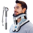 thumbnail image 1 of Cervical Neck Traction Device, Adjustable Air Pump Inflatable, Built-in 8 Airbag, Neck Stretcher for Cervical Pain Relief and Relaxation, 1 of 6