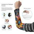 thumbnail image 3 of Sunflower Protection Cooling Arm Sleeves For Men Women, Uv Compression Cooling Sleeve For Sports, 3 of 5