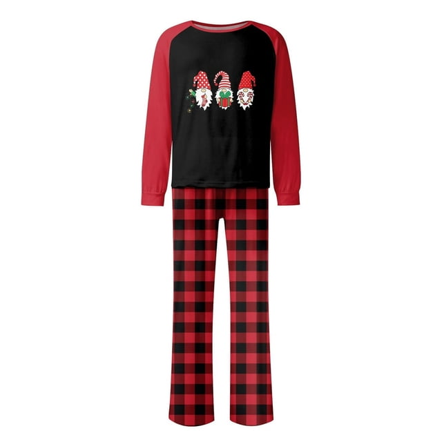 Homme Noël Famille Correspondant Pyjamas Ensembles Vacances Pyjama PJ Ensembles Jamies pour la Famille