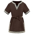 thumbnail image 1 of MIASHUI Boys Tops V Neck Short Sleeve Tunic Shirt for Kids Casual Comfortable Spring Summer Loose Fit Apparel, 1 of 2