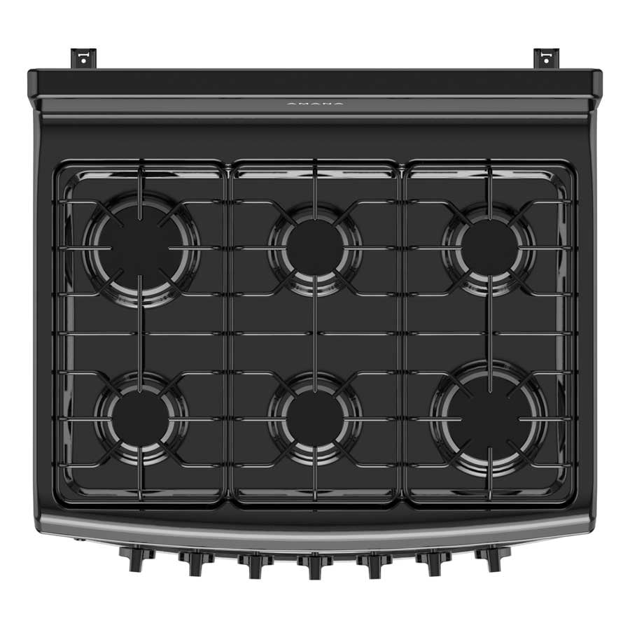 Amana Brand New  5.1 Cu. ft. 30 Inches Freestanding Gas Range Color Black