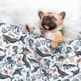 thumbnail image 3 of Naloa Underwater Animals 1 Dog Blanket, 3 Sizes Cat Blanket for Indoor Cats Large Medium Small Dog Gifts-Large, 3 of 8