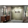 thumbnail image 5 of DreamLine Unidoor-X 68-68 1/2 in. W x 72 in. H Frameless Hinged Shower Door in Chrome, 5 of 13