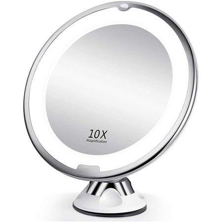 Makeup Mirror 10x Magnifying Vanity Tabletop Wall Mounted Touch Control 360 Rotation Powerful Suction Cup For Bathroom Travel Mirrors Desk Canada Makeup Mirror 10x, Magnifying Vanity Mirror 10x
