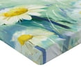 thumbnail image 2 of Ambesonne Floral Fitted Sheet 2 Pcs Set, Daisy Flower Field Art, King, Pale Blue White, 2 of 3