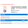 thumbnail image 2 of Timing Cover Gasket Set - Compatible with 2002 - 2010 Jeep Grand Cherokee 3.7L V6 2003 2004 2005 2006 2007 2008 2009, 2 of 2