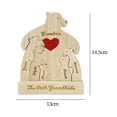 thumbnail image 3 of Rompecabezas de madera de la familia de los , piezas de rompecabezas de madera conmemorativas, decoración del hogar DIY, rompecabezas de arte de, 3 of 8