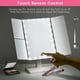 thumbnail image 2 of Trifold Makeup Mirror with 22 LED Light,10X/3X/2X Magnification,White, 2 of 5