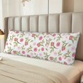 thumbnail image 4 of KLL Ultra Soft Microfiber Body Pillow Cover/Pillowcases 20"x54" with Hidden Zipper Closure-Rose Flowers, 4 of 5