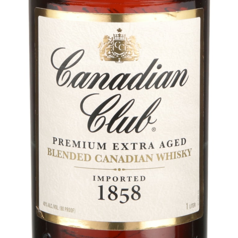 Canadian Club ® 1858 Whisky 1L - Walmart.com