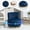 Navy + Velvet + Foam, variant on 360 Degree Swivel Cuddle Barrel Accent Sofa Chairs,Orange