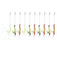 thumbnail image 1 of Señuelo de cebo, 10 piezas de simulación artificial de camarones, señuelos de pesca con forma de camarón, diseño a prueba de futuro, 1 of 9