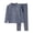 Dark Gray 01, variant on Kids Sets Crewneck Thermal Underwear Lightweight Shirts and Long Pant Two-piece Homewear Loungewear Sets,5Years