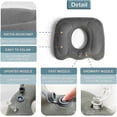 thumbnail image 3 of Seat Pillow Hemorrhoid Tailbone Cushion 45,5*39*11cm Chair Seat Cushion Pressure Pain Relief For Coccyx, Sciatica, Pelvic Floor, Perineal Surgery, 3 of 5