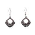 thumbnail image 1 of Hueco Tallado Pendientes Retro Oído Para Mujeres De Plata Yinane Aretes tallados hueco, 1 of 8