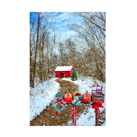 Celebrate Life Gallery 'Christmas Mailboxes' Canvas Art